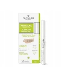 Floslek Anti Acne 24h Korektor maskujący wegański 2 Naturalny