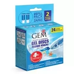 GEM Krążki żelowe do toalety zapas Ocean