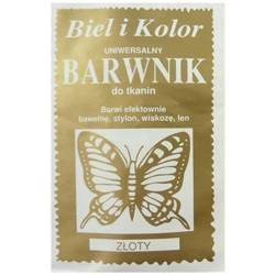BK Barwnik do tkanin uniwersalny Złoty