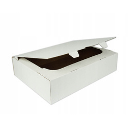 Tacka na ciasto pączki 40x30x9 cm biała karton od PRODUCENTA