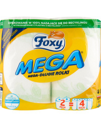 Foxy Mega Ręcznik papierowy kuchenny mocny 2 rolki