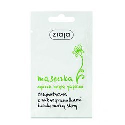 Ziaja Ogórek i Mięta Maseczka enzymatyczna z mikrogranulkami 7 ml