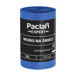 Paclan Expert Worki na śmieci wiązane 35L 150 sztuk