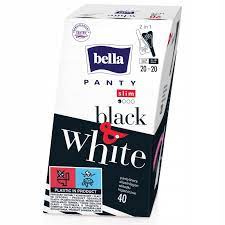 Bella Panty Slim Wkładki Black&White 40 sztuk