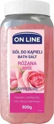 On Line Sól do kąpieli Różana 800g