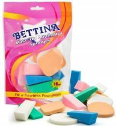 Bettina Gąbkowe Aplikatory Do Makijażu Mix 16szt
